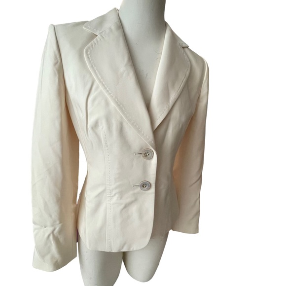 Ann Taylor Women Silk Coat Size 2P - Picture 8 of 14